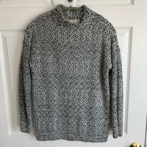 BR Heritage Collection Gray Mock Neck Sweater